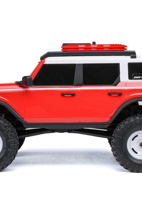 Axial SCX24 Ford Bronco Hard Body 1/24 4WD RTR Scale Mini Crawler (Heritage Red) w/2.4GHz Radio, Battery & Charger