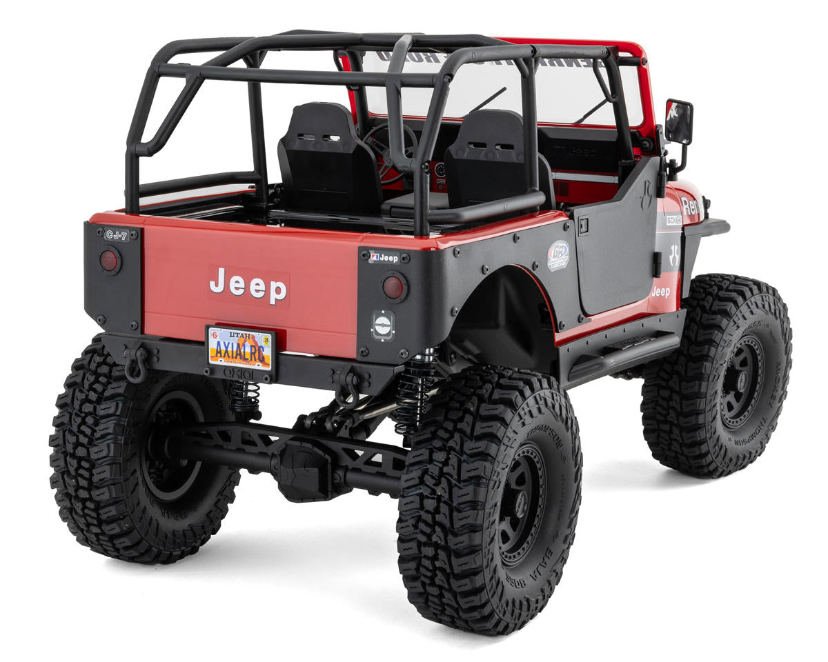 Axial SCX10 III Jeep CJ-7 RTR 4WD Rock Crawler (Red) w/DX3 2.4GHz Radio