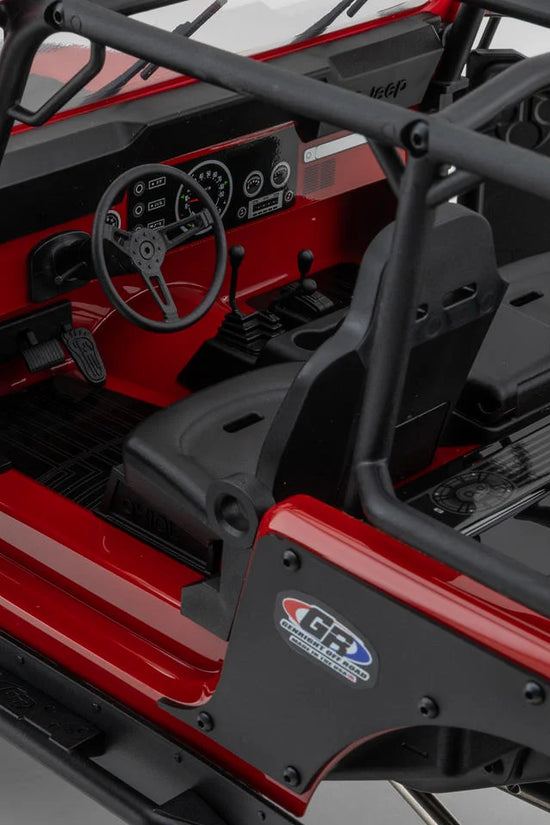 Axial SCX10 III Jeep CJ-7 RTR 4WD Rock Crawler (Red) w/DX3 2.4GHz Radio