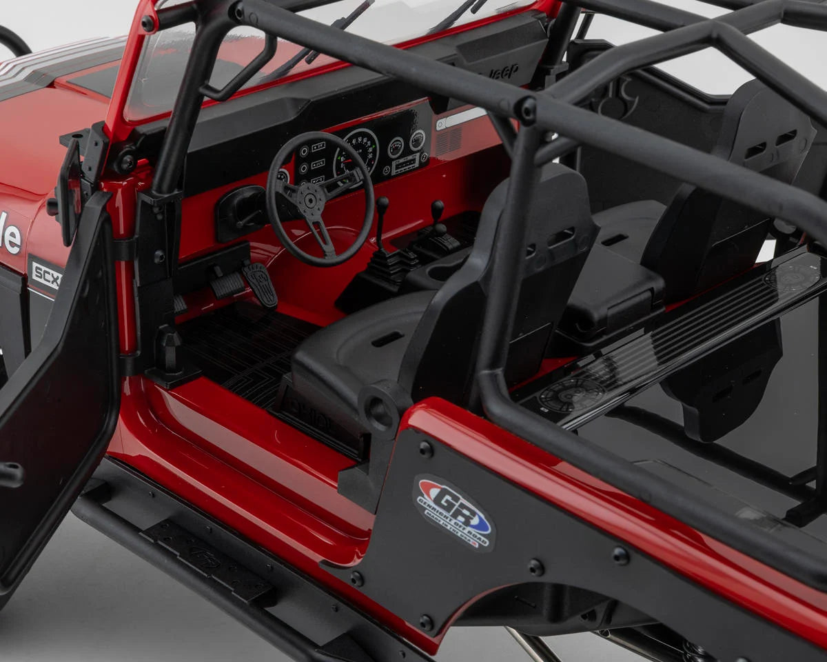 Axial SCX10 III Jeep CJ-7 RTR 4WD Rock Crawler (Red) w/DX3 2.4GHz Radio