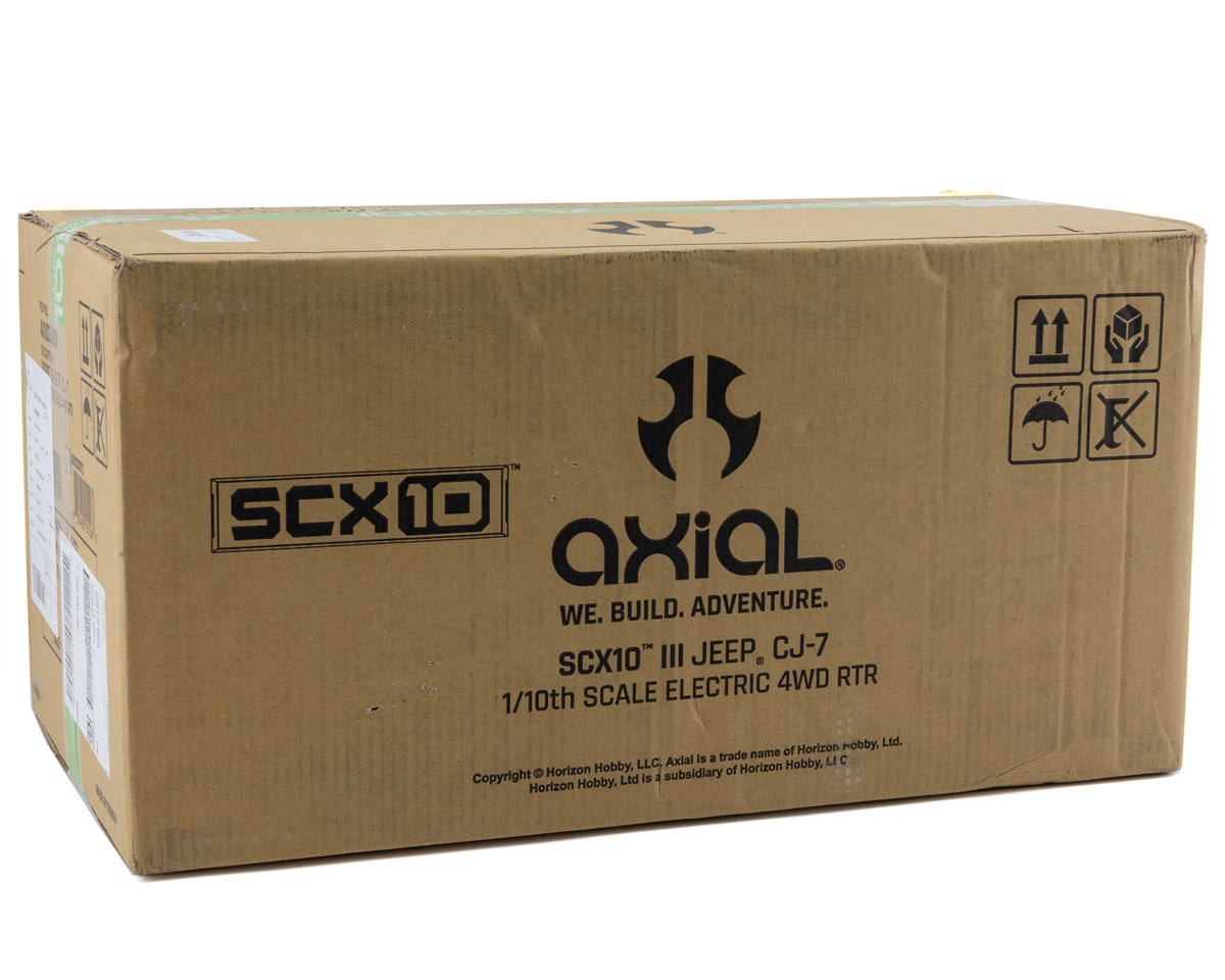 Axial SCX10 III Jeep CJ-7 RTR 4WD Rock Crawler (Grey) w/DX3 2.4GHz Radio