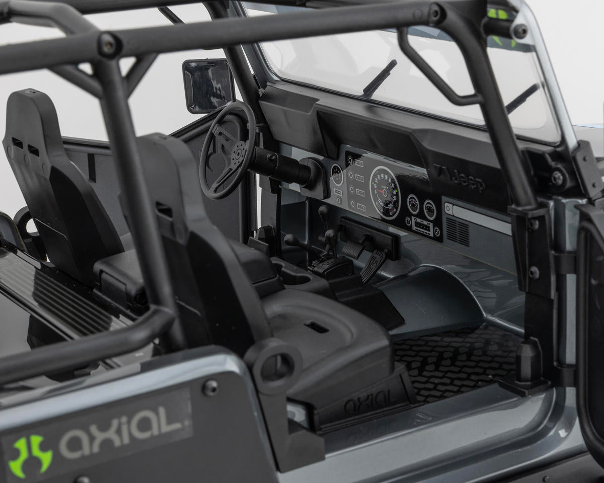 Axial SCX10 III Jeep CJ-7 RTR 4WD Rock Crawler (Grey) w/DX3 2.4GHz Radio