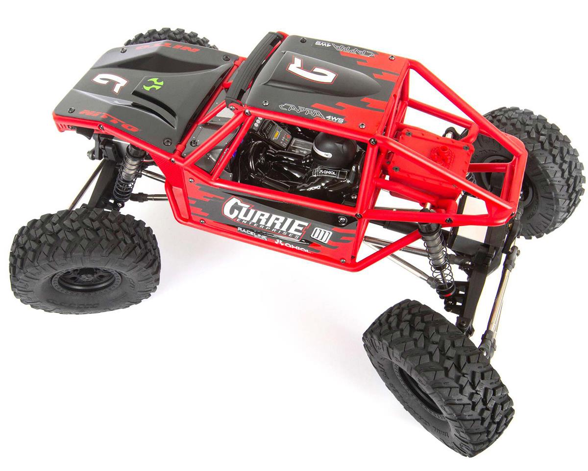 Axial Capra 1.9 4WS Unlimited Trail Buggy 1/10 RTR 4WD Rock Crawler (Black) w/DX3 2.4GHz Radio