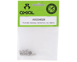 Axial 3x6.8x7mm Stainless Pivot Ball (10) For 1/10 RBX10 Ryft