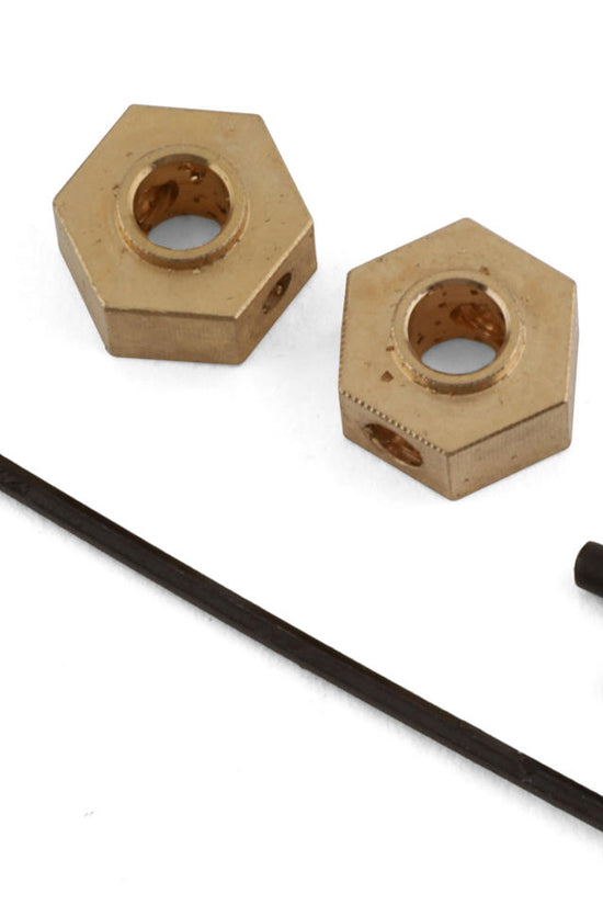 Axial AX24/SCX24 Brass Hex Hubs (2) (1g)