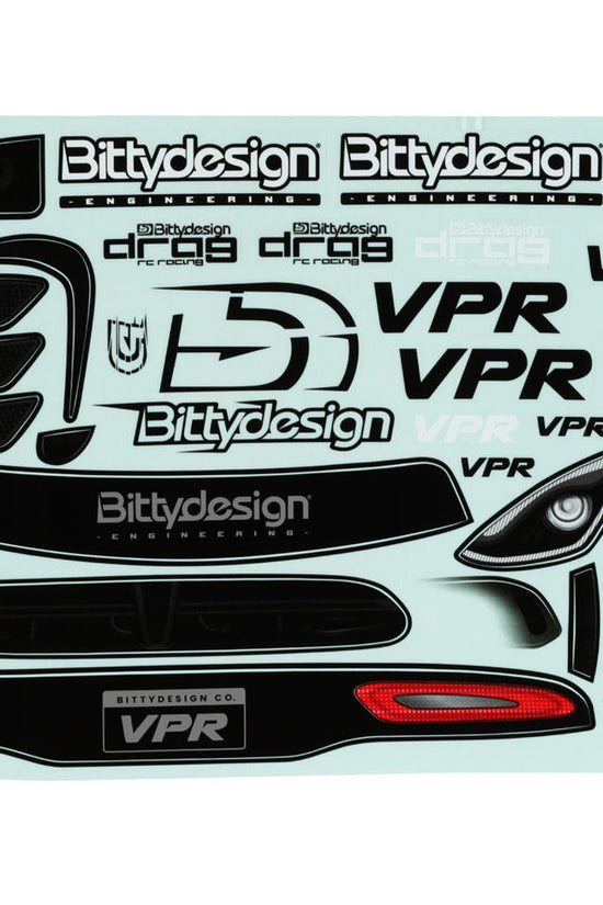 Bittydesign VPR 1/10 Pro No Prep Street Eliminator Drag Racing Body (Clear)