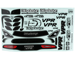 Bittydesign VPR 1/10 Pro No Prep Street Eliminator Drag Racing Body (Clear)