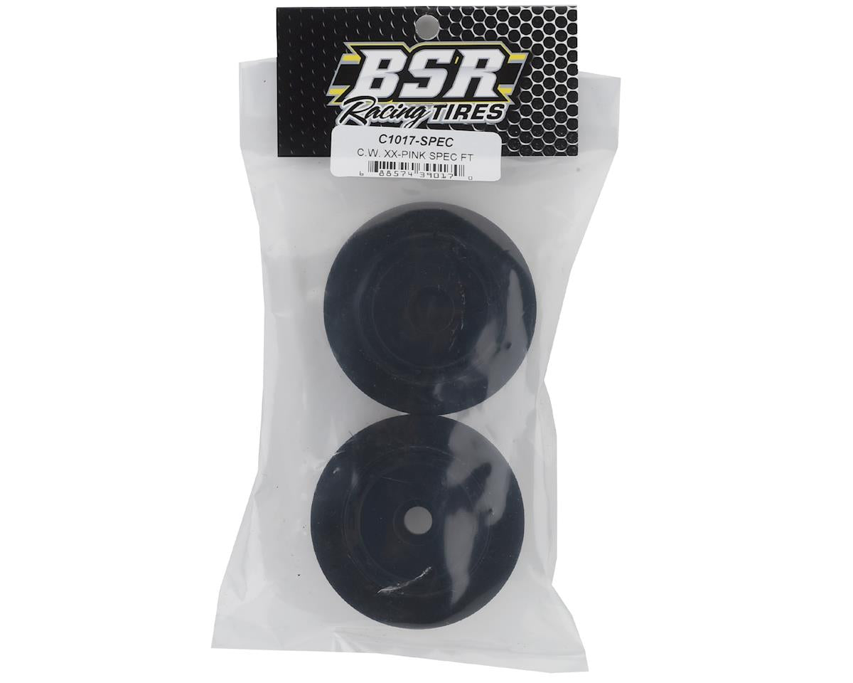 BSR Racing Custom Works Spec Dirt Oval Front Mounted Foam Tires (2) (XX Pink)