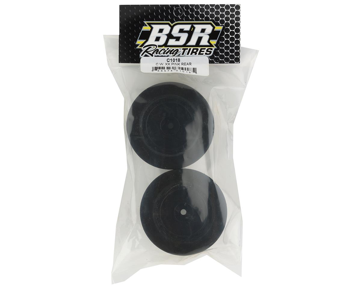 BSR Racing Custom Works Dirt Oval Rear Mounted Foam Tires (2) (Double Pink)