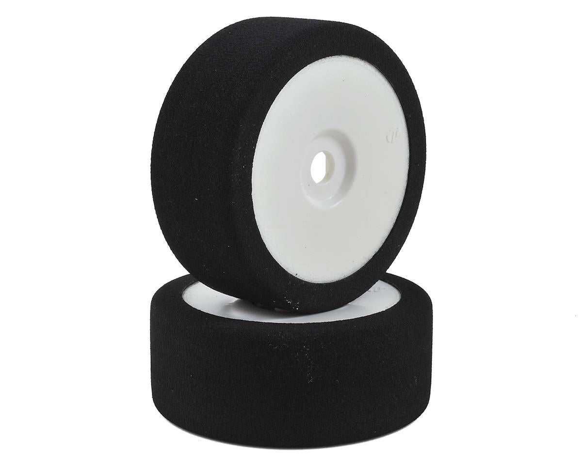 BSR Racing 1/8 Mounted GT Foam Tire (White) (2)w/17mm Hex