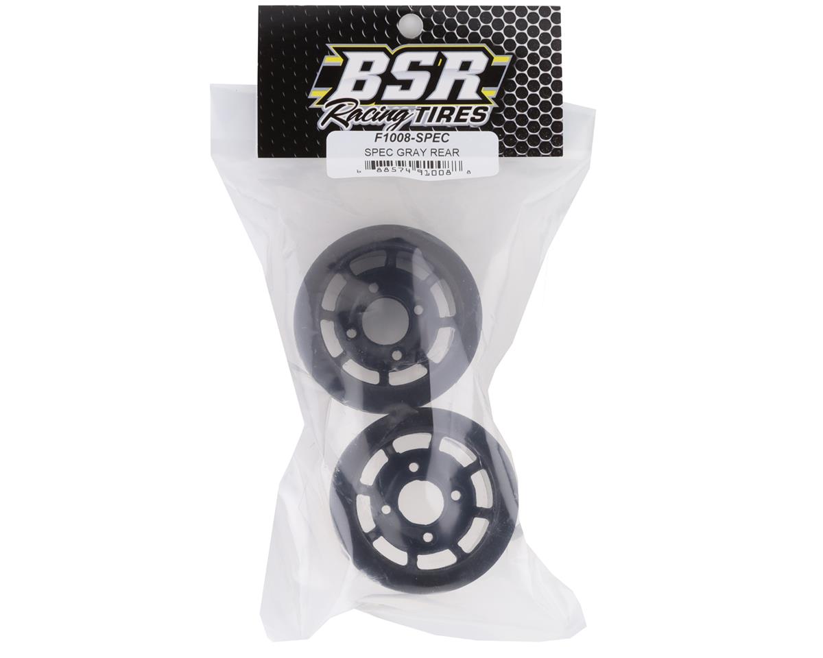 BSR Racing 1/10 Spec Foam Rear Tires (2) (Gray)