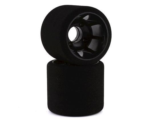 BSR Racing 1/10 Rear Mounted Foam Tires (Black) (2) (X Compound)