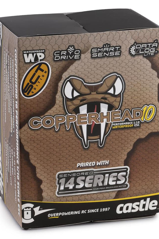 Castle Creations Copperhead 10 Waterproof 1/10 Sensored Combo w/1410 (3800Kv) (SCT Edition)