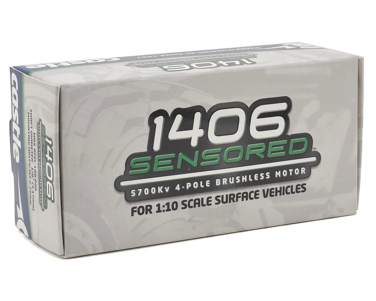 Castle Creations 1406 Sensored 4-Pole Brushless Motor (5700kV)
