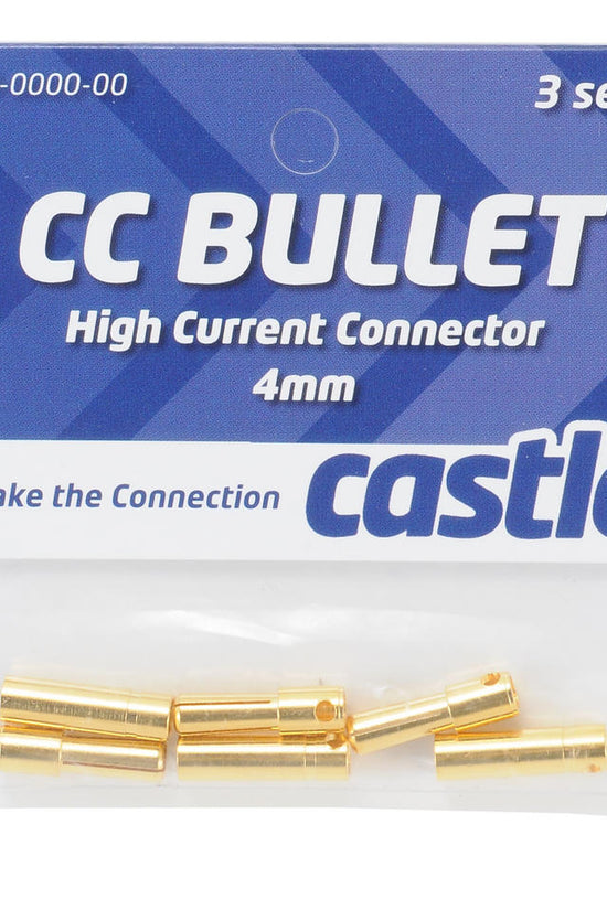 Castle Creations 4mm High Current Bullet Connector Set