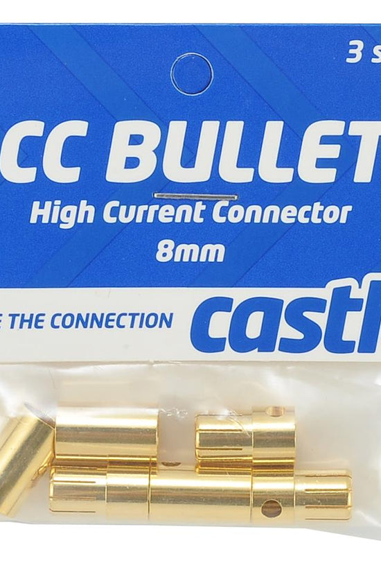 Castle Creations 8.0mm High Current CC Bullet Connector Set