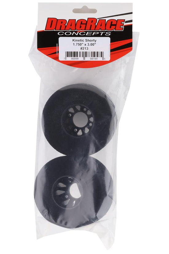 DragRace Concepts Kinetic Shorty Foam Drag Racing Rear Tires (2) (1.75x3.0