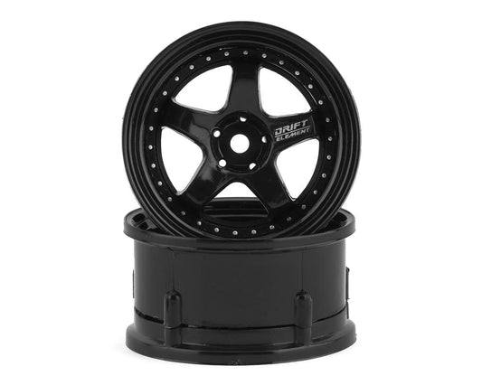 DS Racing Drift Element 5 Spoke Drift Wheels (2) (Adjustable Offset) w/12mm Hex