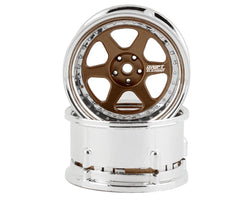 DS Racing Drift Element 6 Spoke Drift Wheels (2) (Adjustable Offset) w/12mm Hex