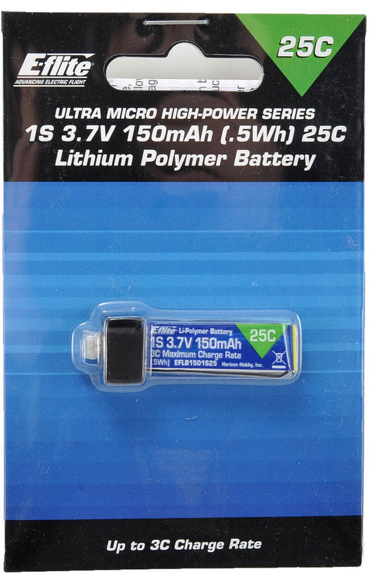 E-flite 1S LiPo Battery 25C (3.7V/150mAh)