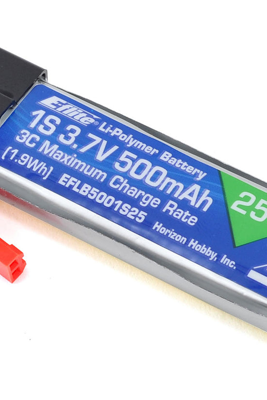 E-flite 1S 25C LiPo Battery Pack (3.7V/500mAh) w/JST Connector