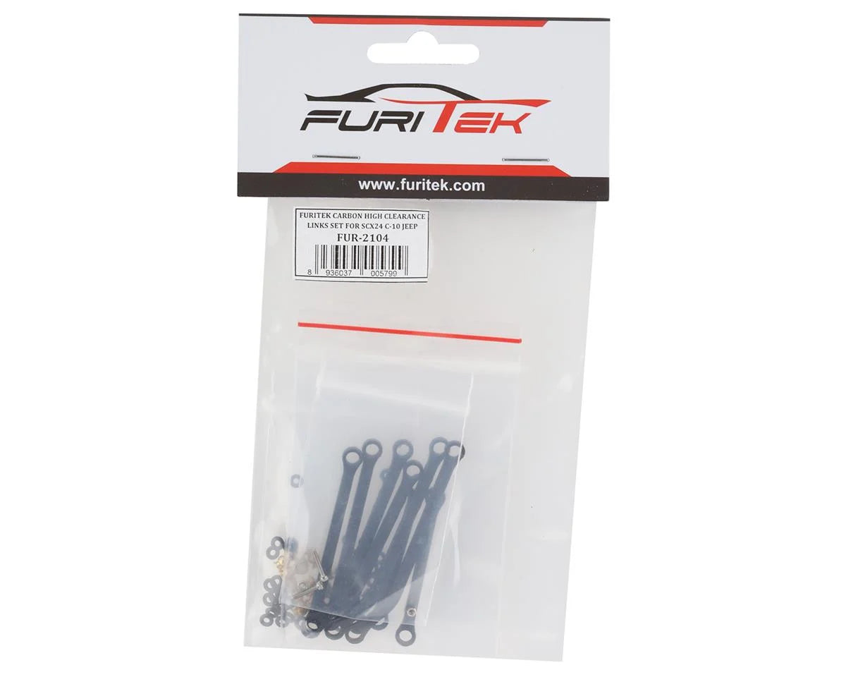 Furitek SCX24 High Clearance Carbon Fiber Links (AXI00002V2 & AXI00001)