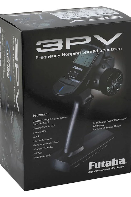 Futaba 3PV 3-Channel 2.4GHz FHSS/S-FHSS Radio System w/R203GF Receiver