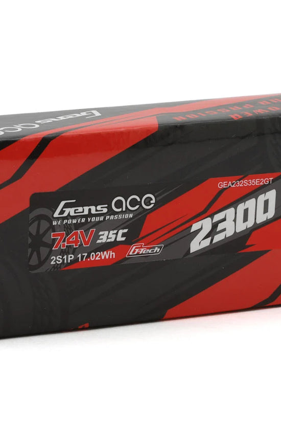 Gens Ace 2S 35C G-Tech Lipo Battery Pack (7.4V/2300mAh) w/iEC2 Connector