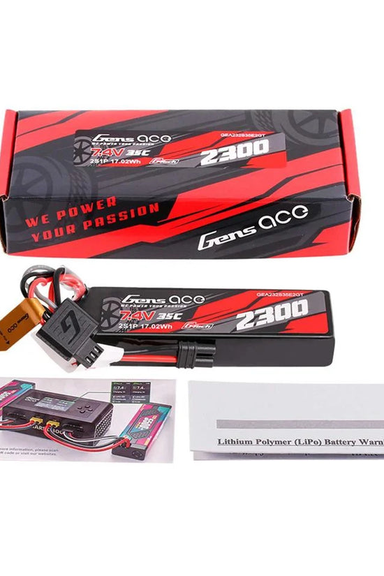Gens Ace 2S 35C G-Tech Lipo Battery Pack (7.4V/2300mAh) w/iEC2 Connector