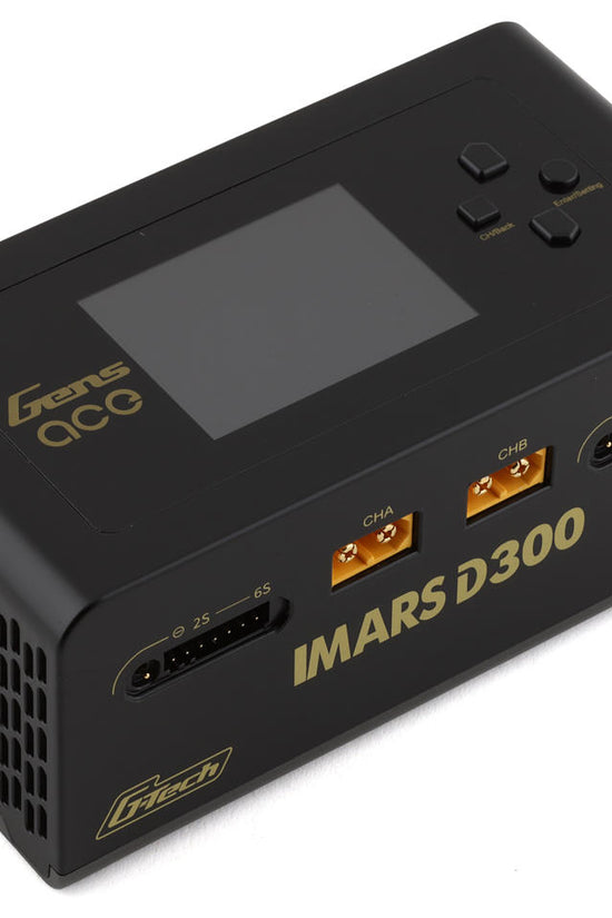 Gens Ace Imars D300 G-Tech Smart Dual AC/DC Charger (6S/16A) (Black) (AC-300W) (DC-350W x2)
