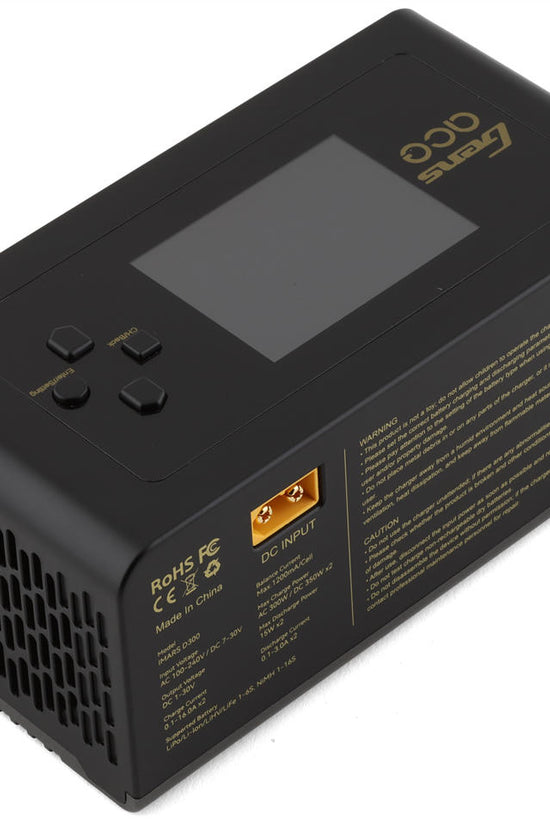 Gens Ace Imars D300 G-Tech Smart Dual AC/DC Charger (6S/16A) (Black) (AC-300W) (DC-350W x2)