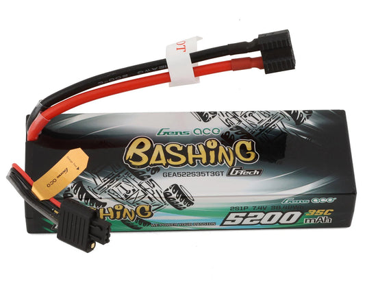 Gens Ace 2S G-Tech Smart "Bashing" LiPo Battery 35C (7.4V/5200mAh) w/Universal Connector