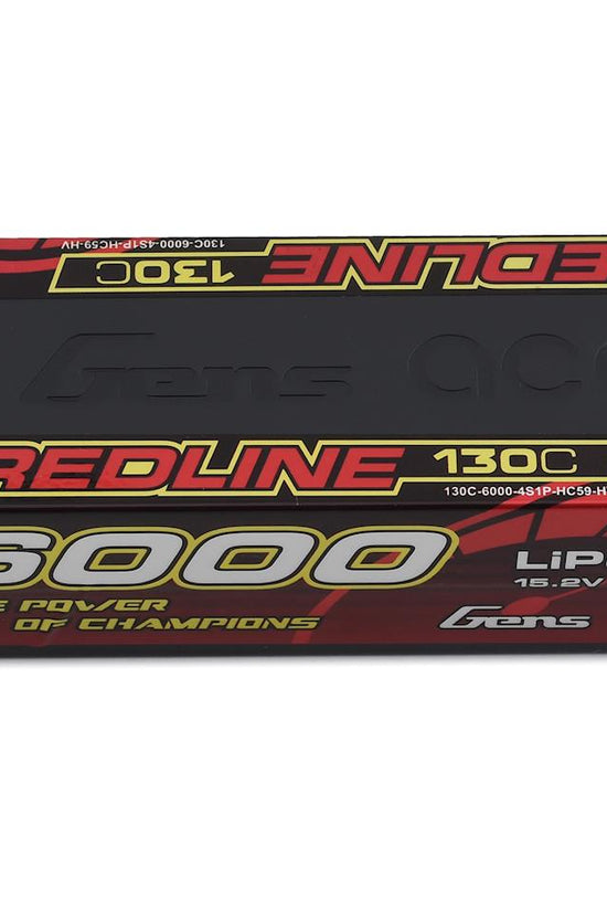 Gens Ace Redline 4S LiHV LiPo Battery 130C w/5mm Bullets (15.2V/6000mAh)
