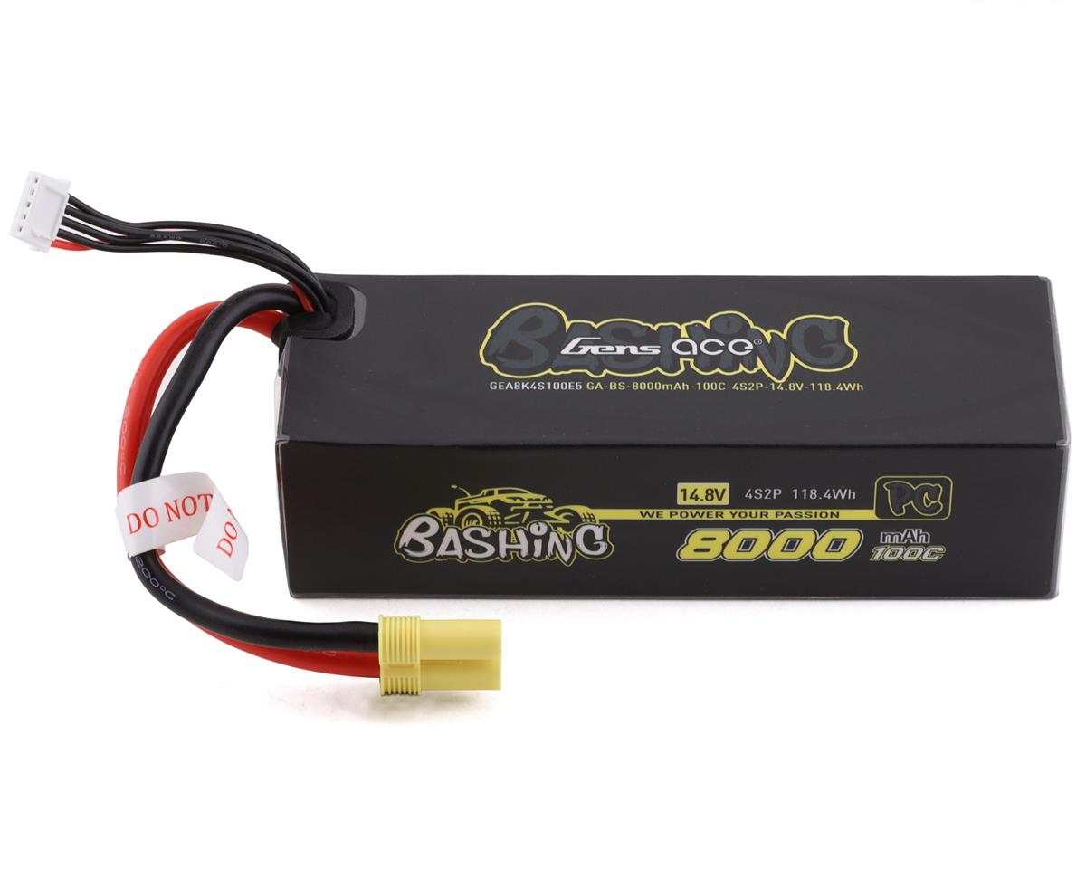 Gens Ace Bashing Pro 4s LiPo Battery 100C (14.8V/8000mAh) w/EC5 Connector