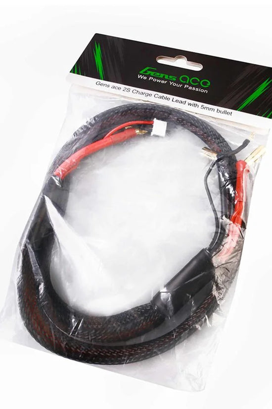 Gens Ace 2S Charge Cable (5mm Battery/4mm Charger)