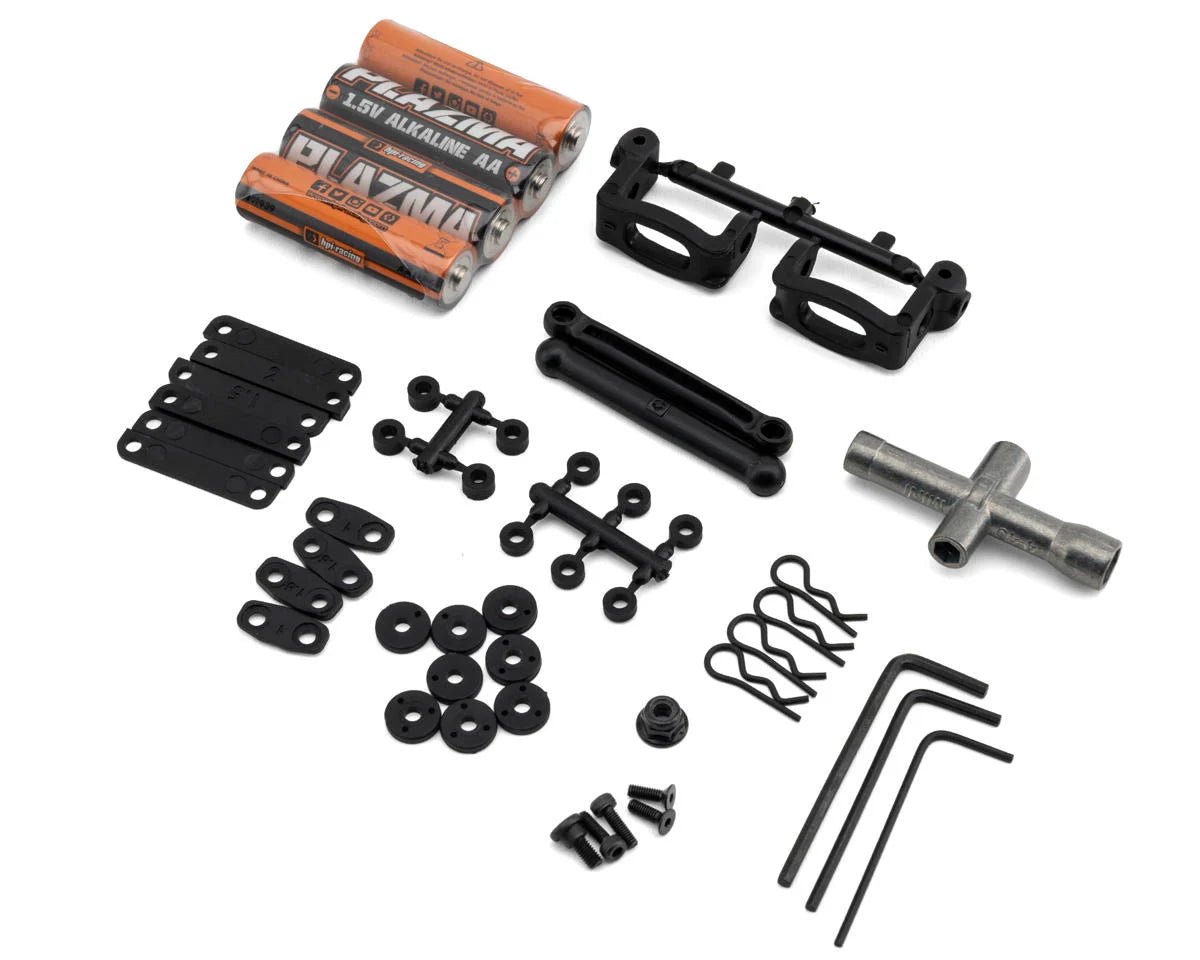 HPI Sport 3 1973 Brumos Porsche Carrera RSR 1/10 RTR Brushed On-Road Car (White)