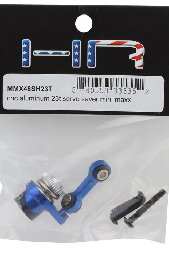 Hot Racing Aluminum Servo Saver for Traxxas® Mini Maxx® (Blue) (23T)