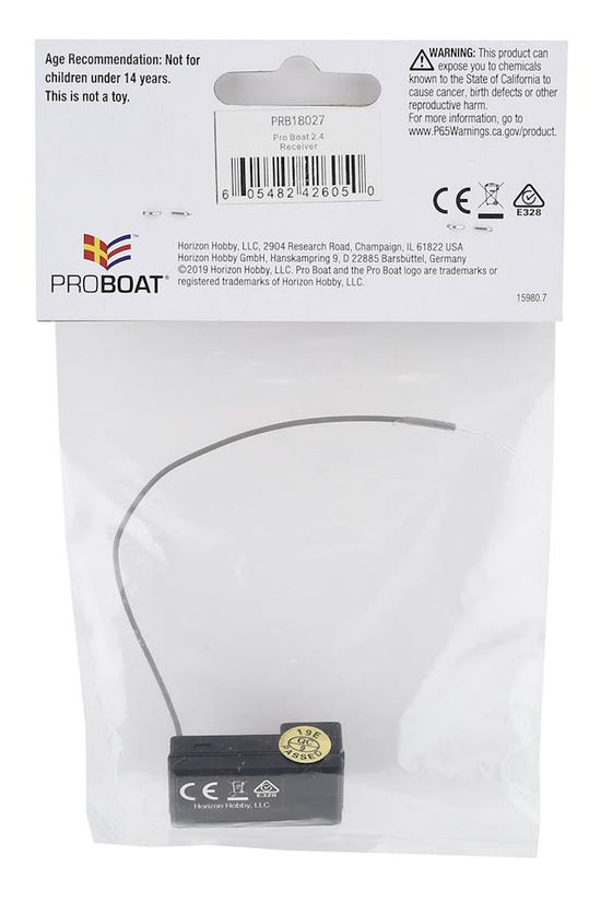 Pro Boat Horizon 2.4Ghz Waterproof 3-Channel Receiver