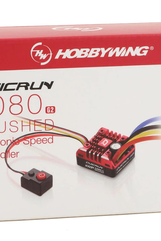 Hobbywing QuicRun Waterproof 1080 G2 Brushed Crawling ESC (2-3S)