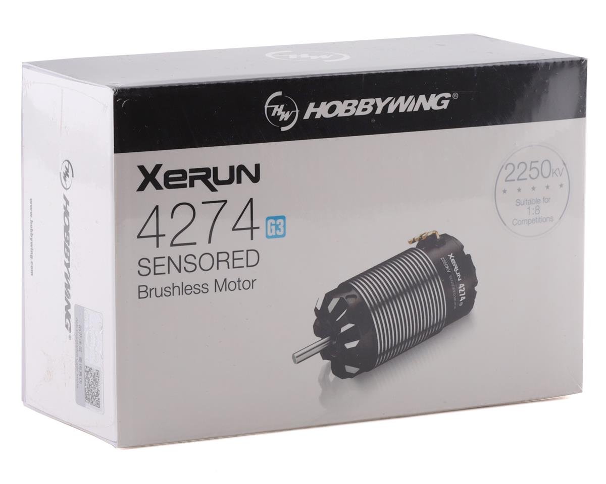 Hobbywing Xerun 4274SD G3 Sensored Brushless Motor (2250kV) 1/8 Scale