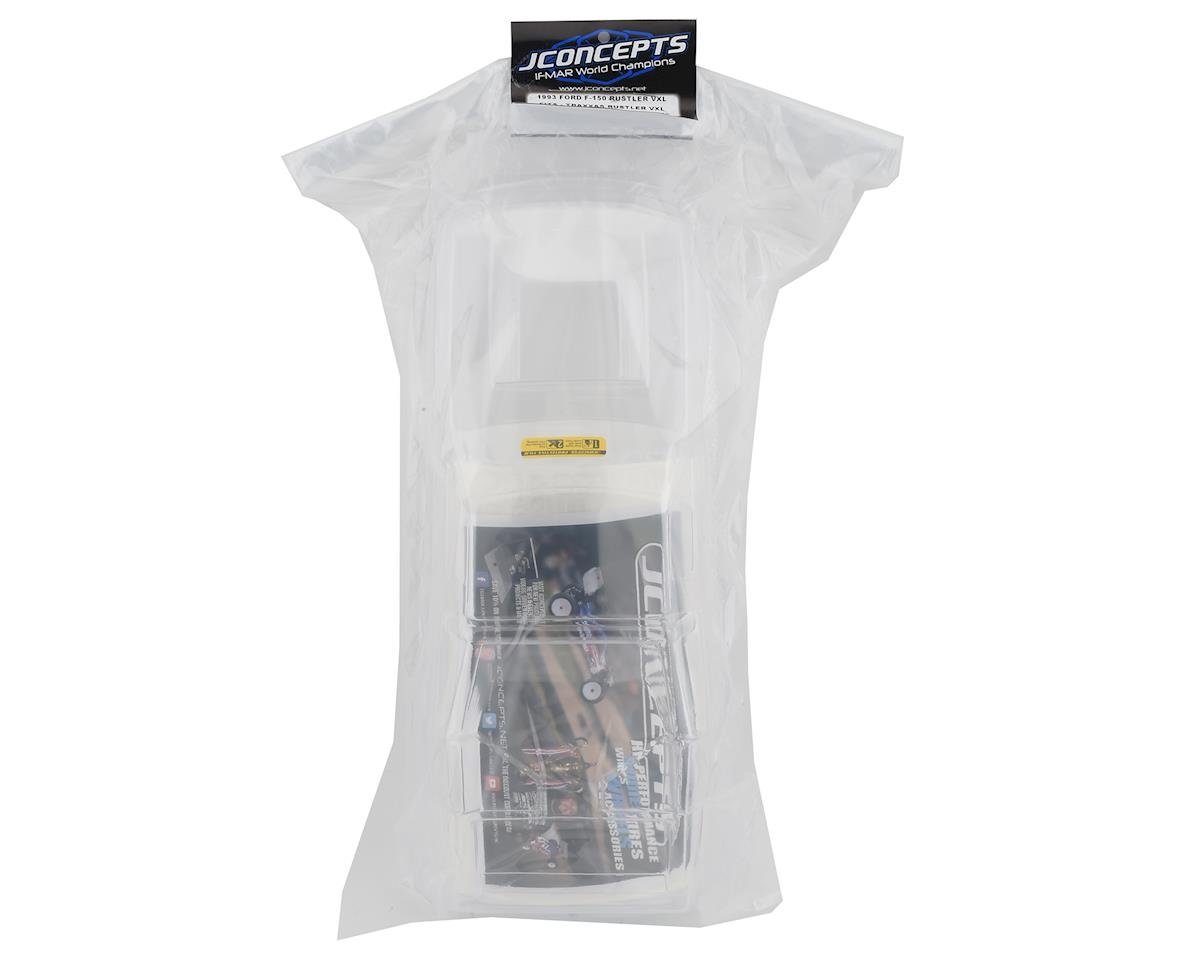 JConcepts 1993 Ford F-150 Body w/Spoiler for Traxxas Rustler VXL (Clear)