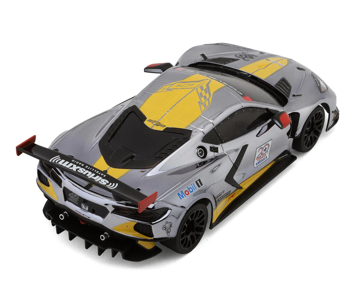 Kyosho MR-04 Mini-Z RWD ReadySet w/Chevrolet® Corvette® C8.R Body (Chrome/Yellow) w/KT-531P 2.4GHz Radio