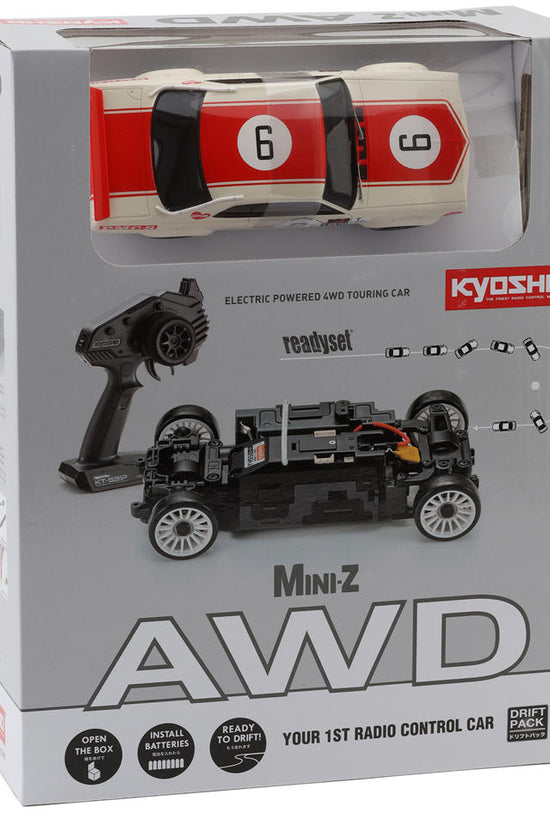 Kyosho MA-020 AWD Mini-Z ReadySet w/Nissan Skyline 2000GT-R Body (Red)