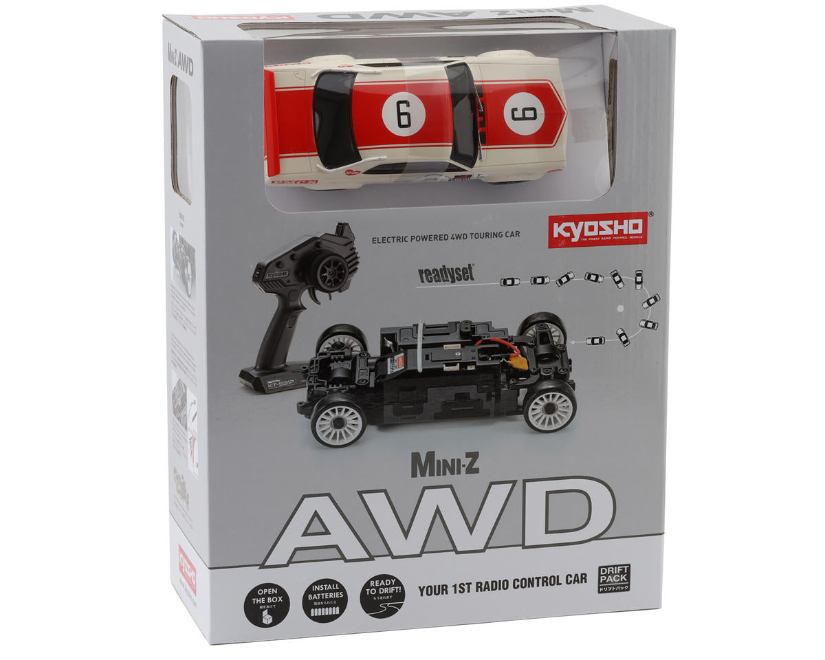 Kyosho MA-020 AWD Mini-Z ReadySet w/Nissan Skyline 2000GT-R Body (Red)