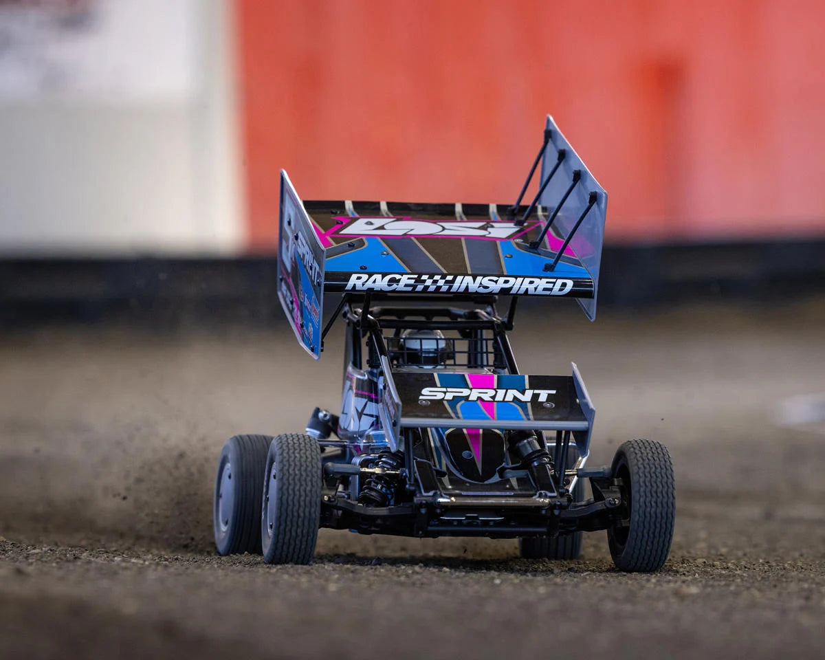 Losi 22S 1/10 Brushless 2WD RTR Sprint Car (Blue) w/SLT2 2.4GHz Radio