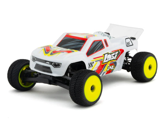 Losi Micro-T 1/28 RTR 2WD Stadium Truck (White) w/2.4GHz Radio, Battery & Charger