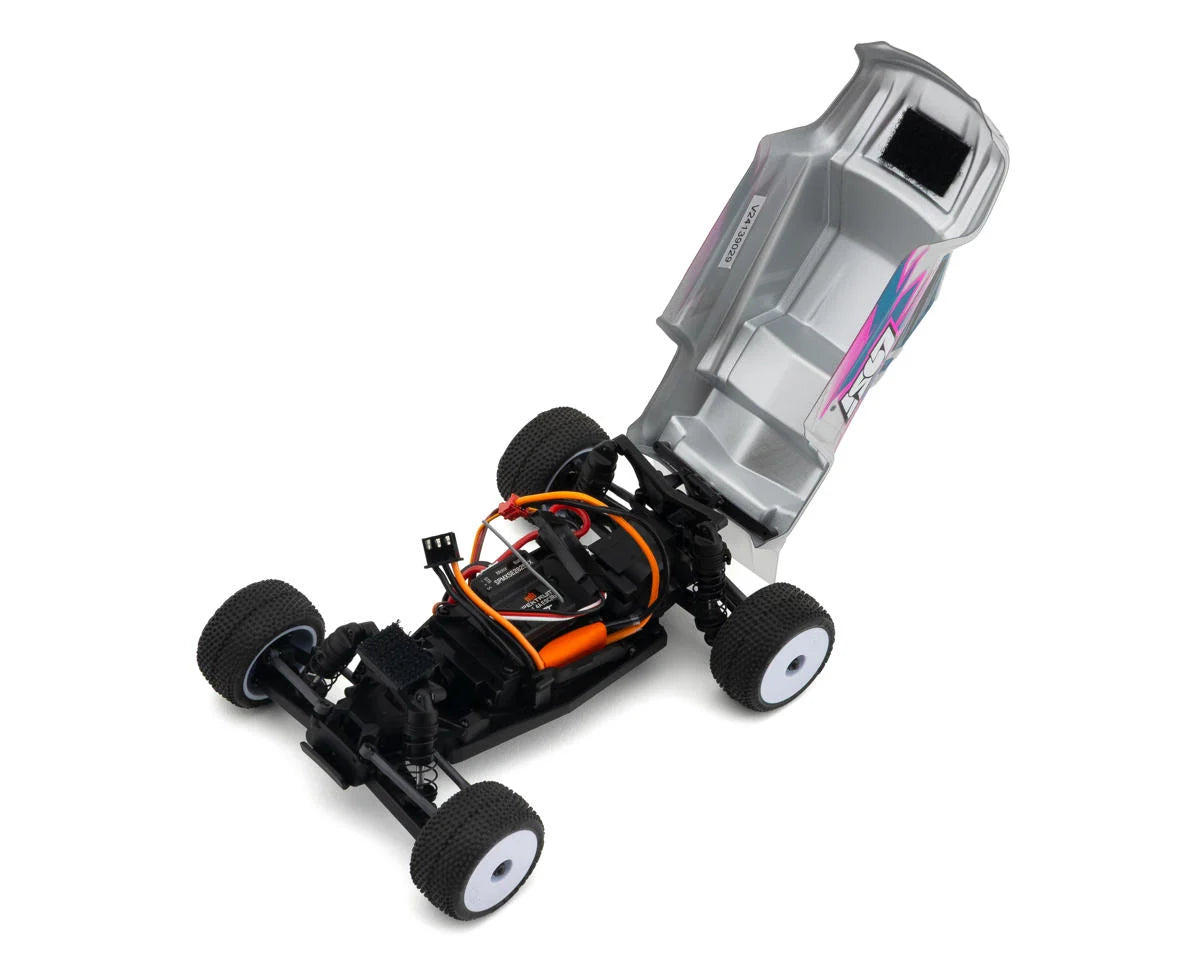 Losi Micro-T 1/28 RTR 2WD Stadium Truck (Silver) w/2.4GHz Radio, Battery & Charger
