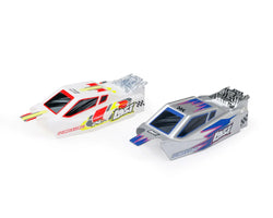 Losi Micro-B Pre-Cut Buggy Body (Clear) w/Wing & Decals