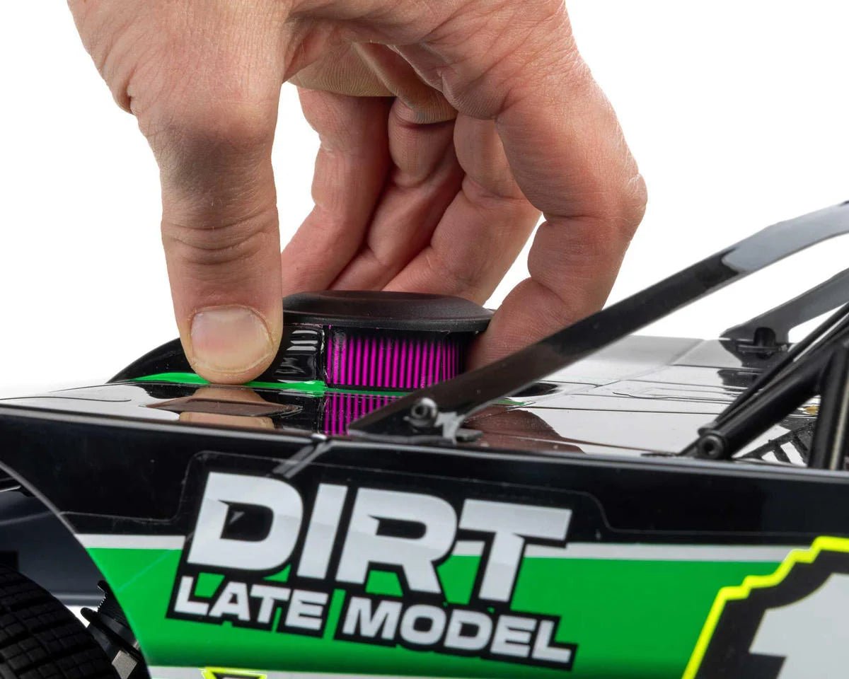 Losi 22S 1/10 Brushless 2WD RTR Dirt Late Model Car (Green) w/SLT2 2.4GHz Radio