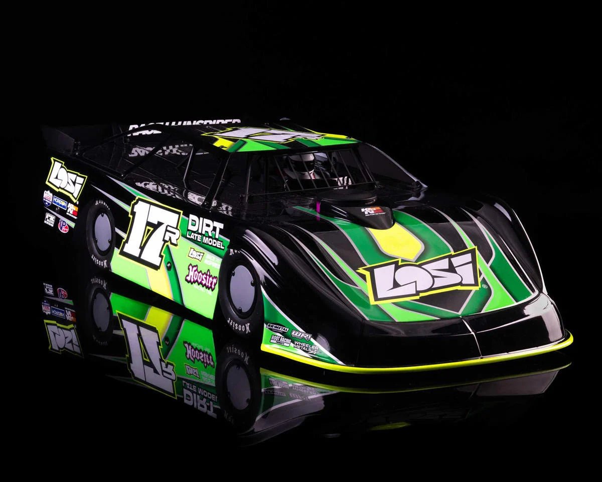 Losi 22S 1/10 Brushless 2WD RTR Dirt Late Model Car (Green) w/SLT2 2.4GHz Radio